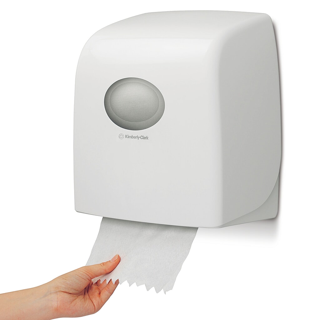 Dávkovač ručníků Kimberly-Clark® SLIMROLL Obrázek produktu: Dávkovač ručníků Kimberly-Clark® SLIMROLL