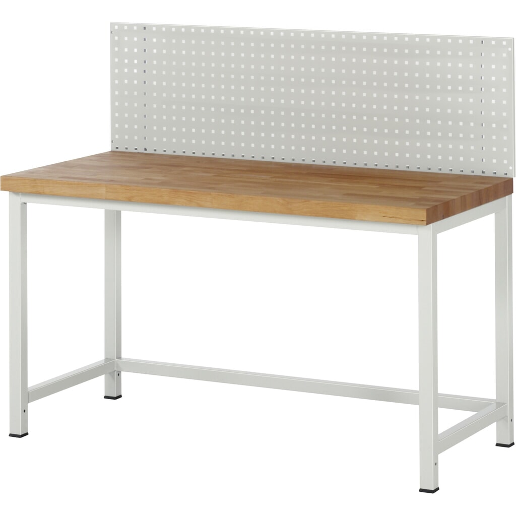 Nástavba pracovního stolu RAU, děrovaná deska pro montáž svépomocí, VxŠxH 450 x 750 x 15 mm Číslo obrázku produktu 2: Nástavba pracovního stolu RAU, děrovaná deska pro montáž svépomocí, VxŠxH 450 x 750 x 15 mm