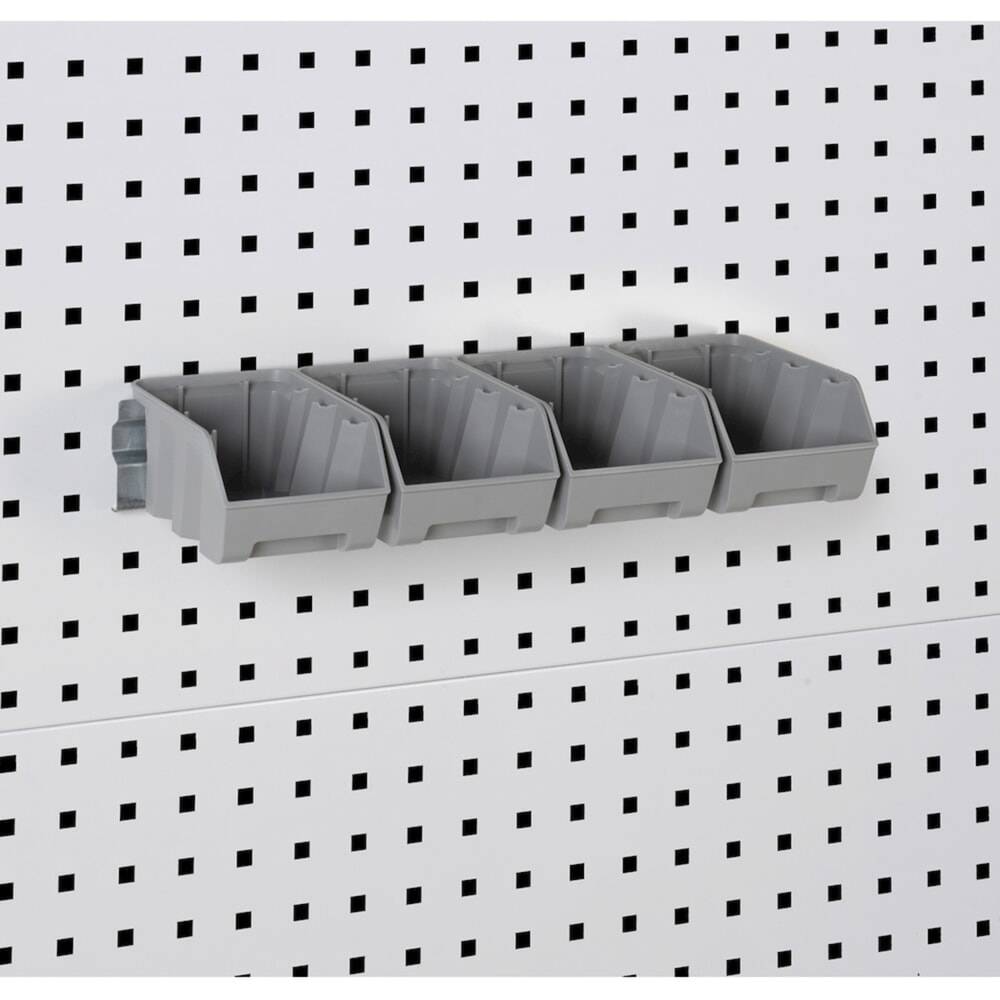 Číslo obrázku produktu 5: Dílenská skříň Fami PERFOM, 3 zásuvky, děrované desky, skladovací boxy, VxŠxH 2000 x 1023 x 726 mm, světle modrá