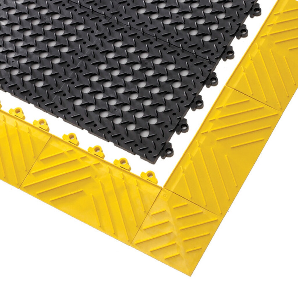 Dlaždice pro modulární podlahový systém, PVC, děrovaná, ŠxH 305 x 305 mm, černá Číslo obrázku produktu 5: Dlaždice pro modulární podlahový systém, PVC, děrovaná, ŠxH 305 x 305 mm, černá