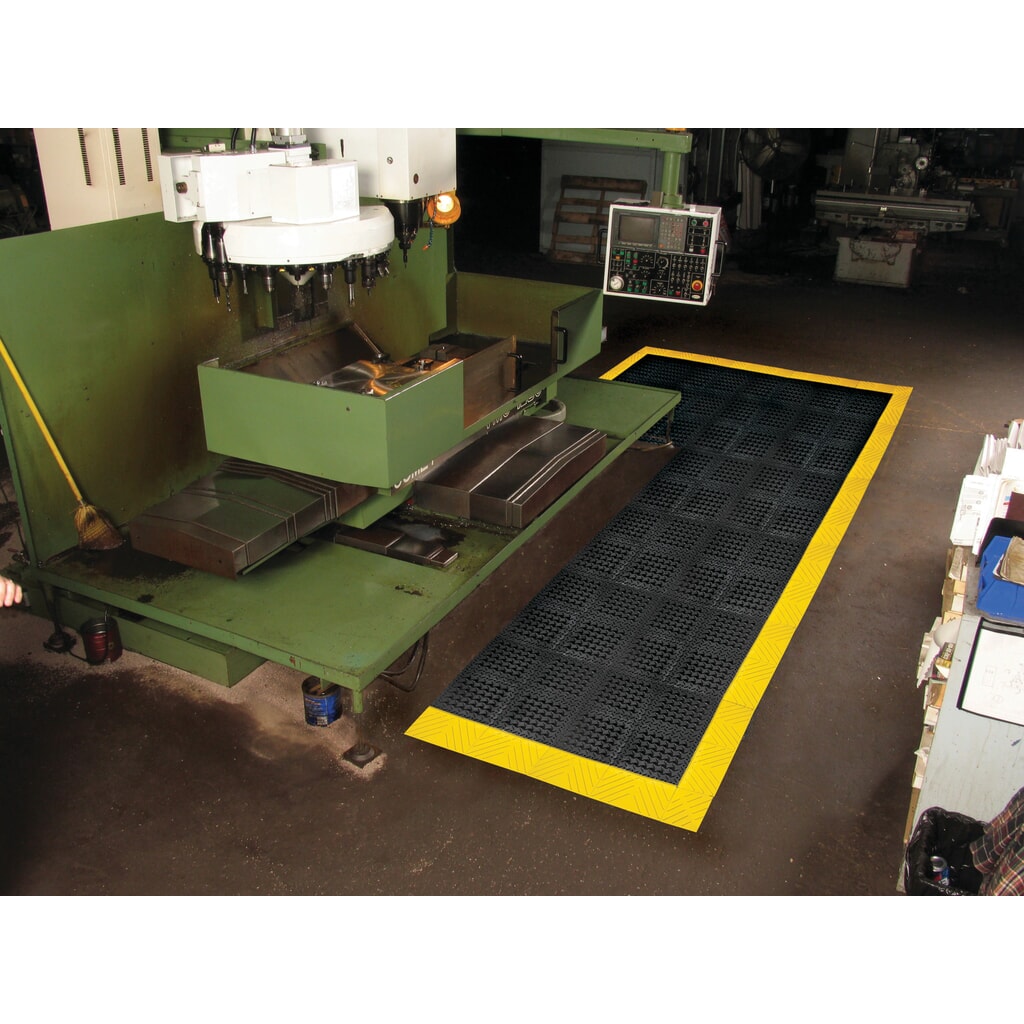 Číslo obrázku produktu 8: Dlaždice pro modulární podlahový systém, PVC, děrovaná, ŠxH 305 x 305 mm, černá