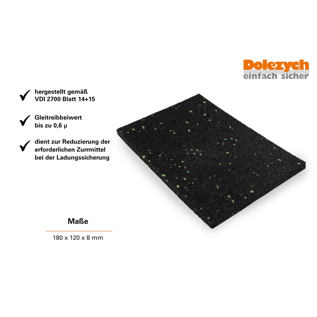 protiskluzové podložka Dolezych Domatt, rozměry 180 x 120 x 8 mm Číslo obrázku produktu 2: protiskluzové podložka Dolezych Domatt, rozměry 180 x 120 x 8 mm
