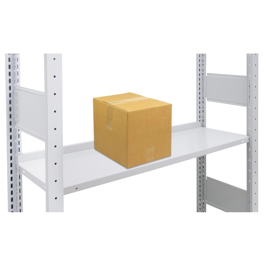 Dorazová lišta pro policový regál SCHULTE, světle šedá, VxŠ 55 x 750 mm Číslo obrázku produktu 2: Dorazová lišta pro policový regál SCHULTE, světle šedá, VxŠ 55 x 750 mm