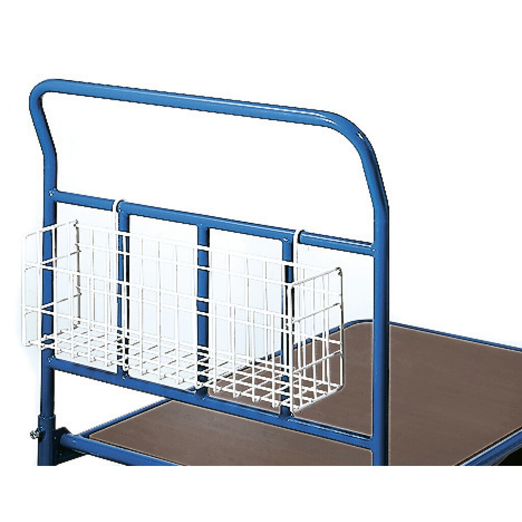 Drátěný koš na drobné díly pro vozík Cash-'n'-Carry fetra®, V׊×H 200 x 600 x 140 mm Obrázek produktu: Drátěný koš na drobné díly pro vozík Cash-'n'-Carry fetra®, V׊×H 200 x 600 x 140 mm