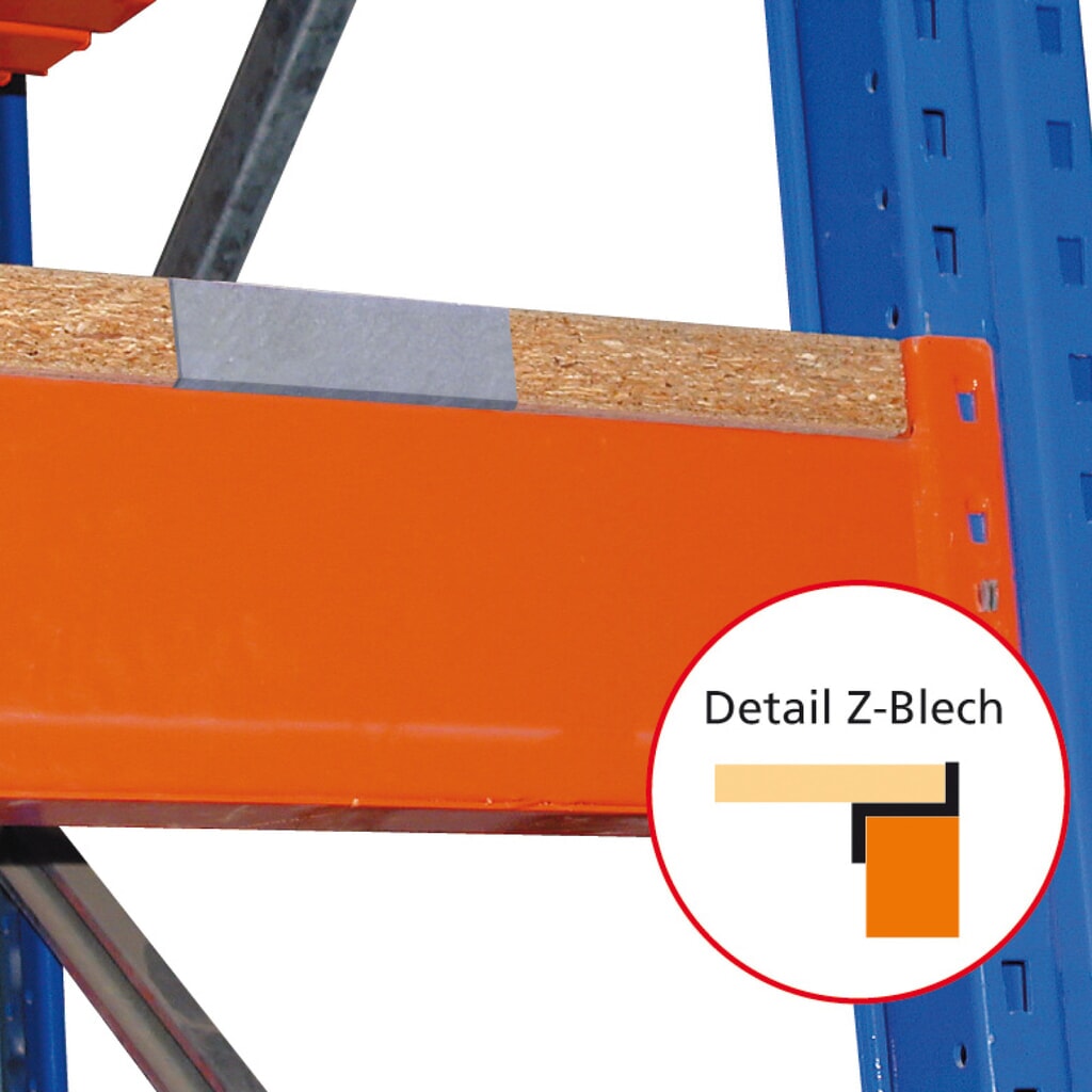 Číslo obrázku produktu 2: Dřevotřísková deska pro paletový regál SCHULTE typ S, š×v 1825 × 1100 mm