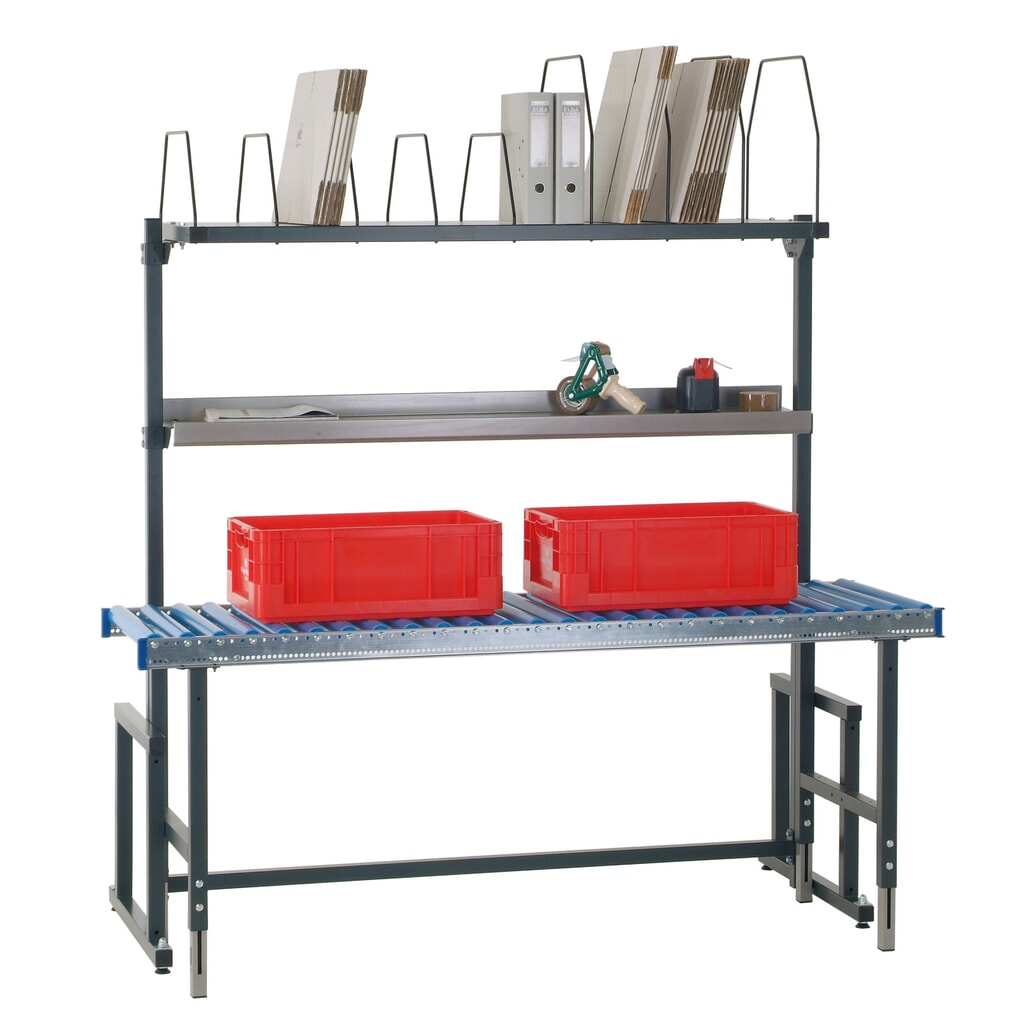 Držák na formuláře pro systém balicích stolů Rocholz, ŠxV 1600 x 230 mm Číslo obrázku produktu 2: Držák na formuláře pro systém balicích stolů Rocholz, ŠxV 1600 x 230 mm