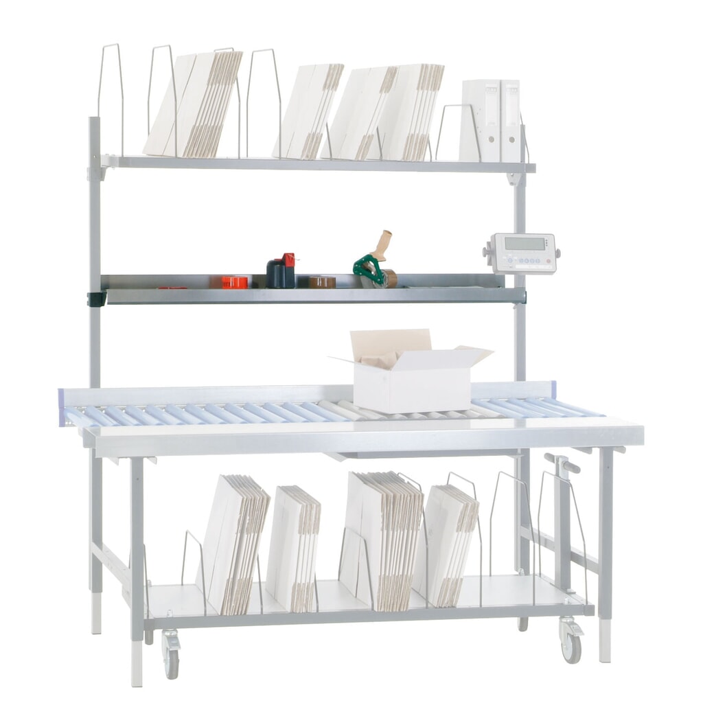 Držák na formuláře pro systém balicích stolů Rocholz, ŠxV 1600 x 230 mm Číslo obrázku produktu 4: Držák na formuláře pro systém balicích stolů Rocholz, ŠxV 1600 x 230 mm