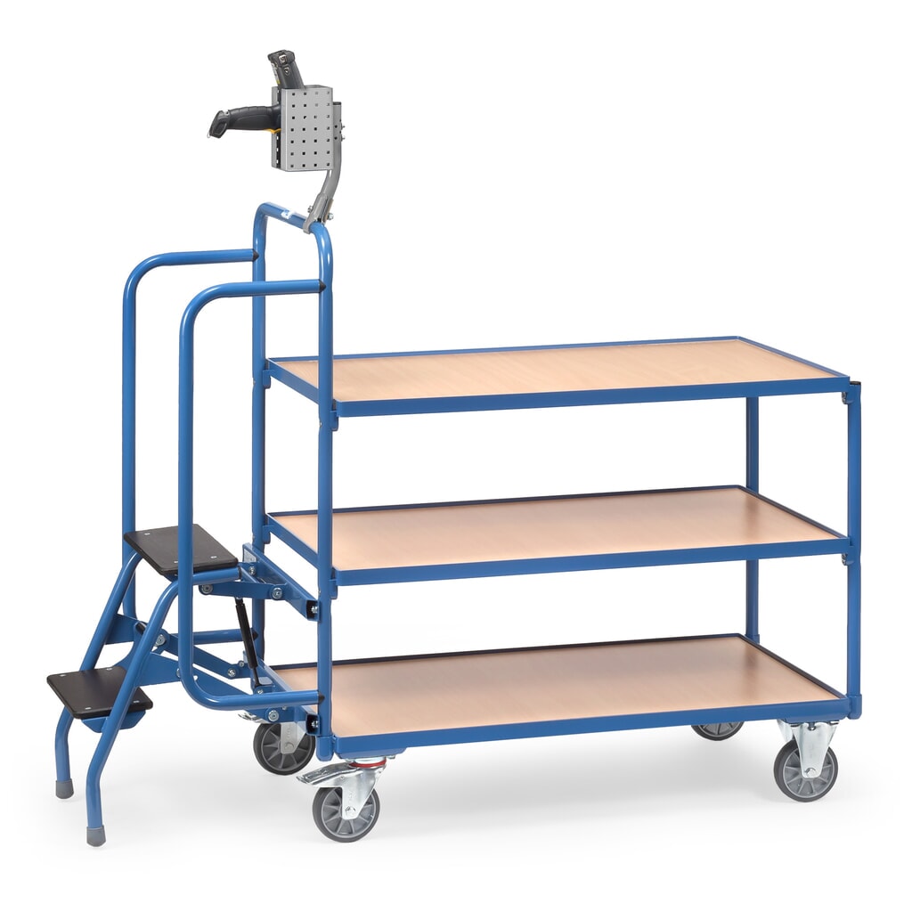 Držák na skener pro vychystávací vozík fetra®, VxŠxH 150 x 120 x 87 mm Číslo obrázku produktu 4: Držák na skener pro vychystávací vozík fetra®, VxŠxH 150 x 120 x 87 mm
