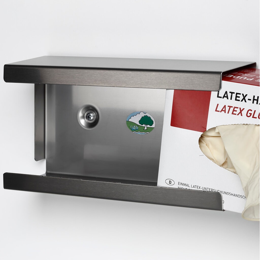 Držák VAR® na boxy s rukavicemi/utěrkami, jednoduchý Číslo obrázku produktu 2: Držák VAR® na boxy s rukavicemi/utěrkami, jednoduchý