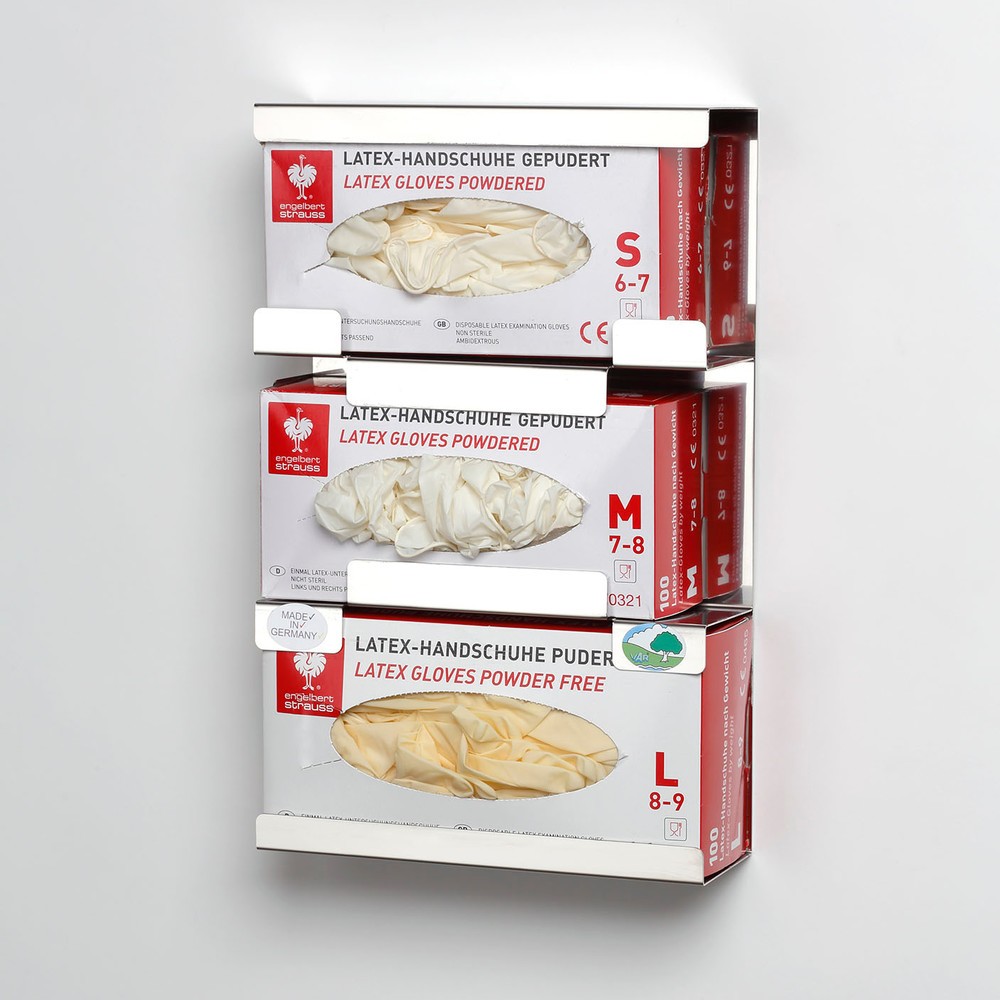 Číslo obrázku produktu 2: Držák VAR® na boxy s rukavicemi/utěrkami, trojitý