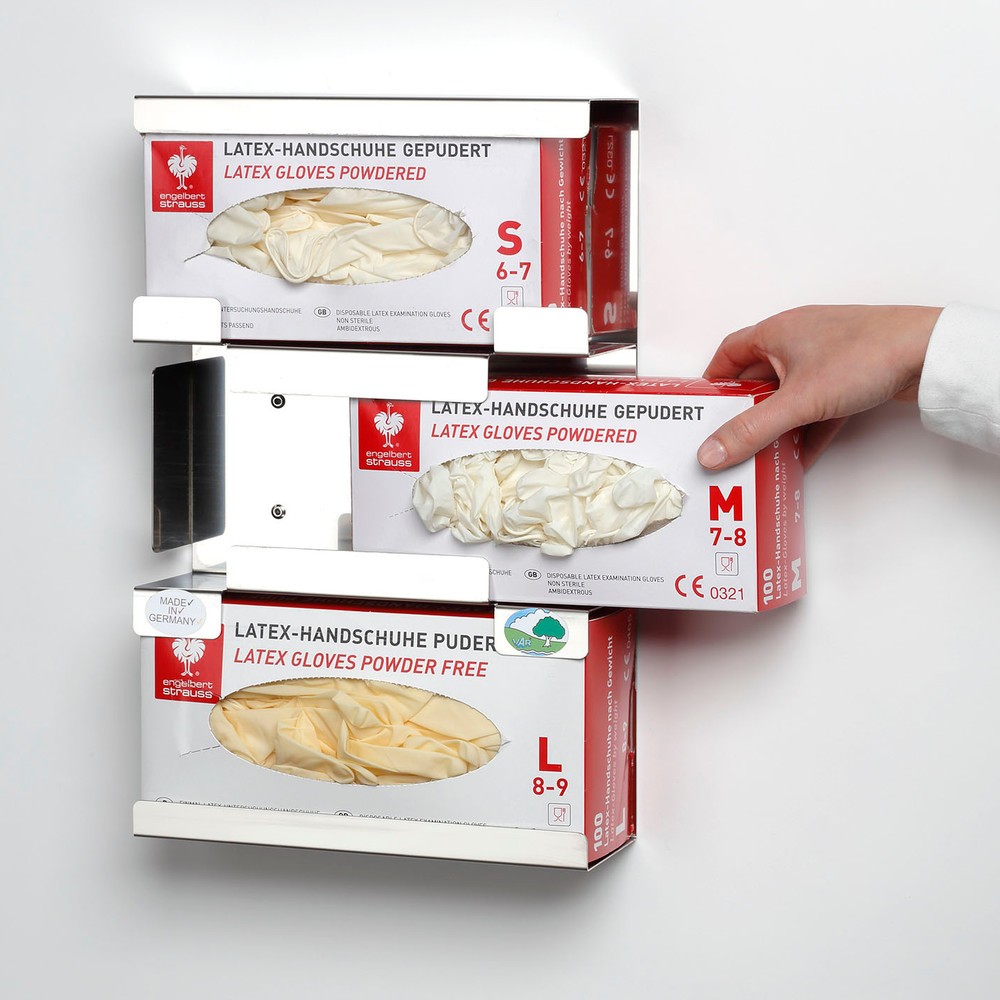 Číslo obrázku produktu 4: Držák VAR® na boxy s rukavicemi/utěrkami, trojitý