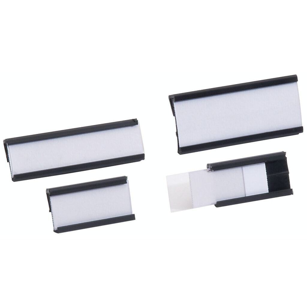 Držák popisových polí LISTA, 20 ks, (ŠxV) 47x12 mm Obrázek produktu: Držák popisových polí LISTA, 20 ks, (ŠxV) 47x12 mm
