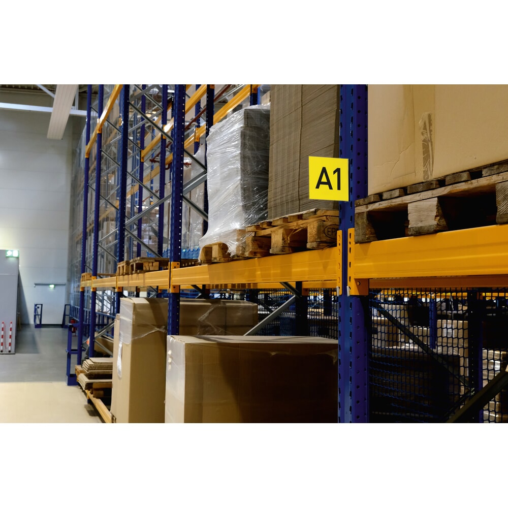 Číslo obrázku produktu 2: DURABLE označení regálů, magnetický uličkový štítek, 149x149 mm