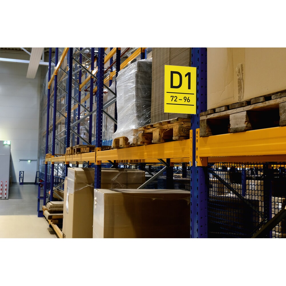 Číslo obrázku produktu 2: DURABLE označení regálů, magnetický uličkový štítek, A4 na výšku