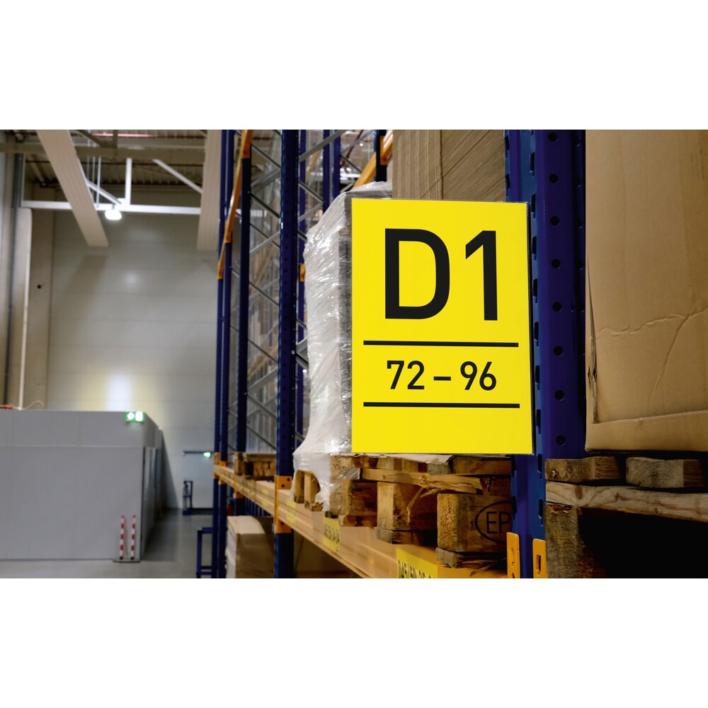 Číslo obrázku produktu 4: DURABLE označení regálů, magnetický uličkový štítek, A4 na výšku