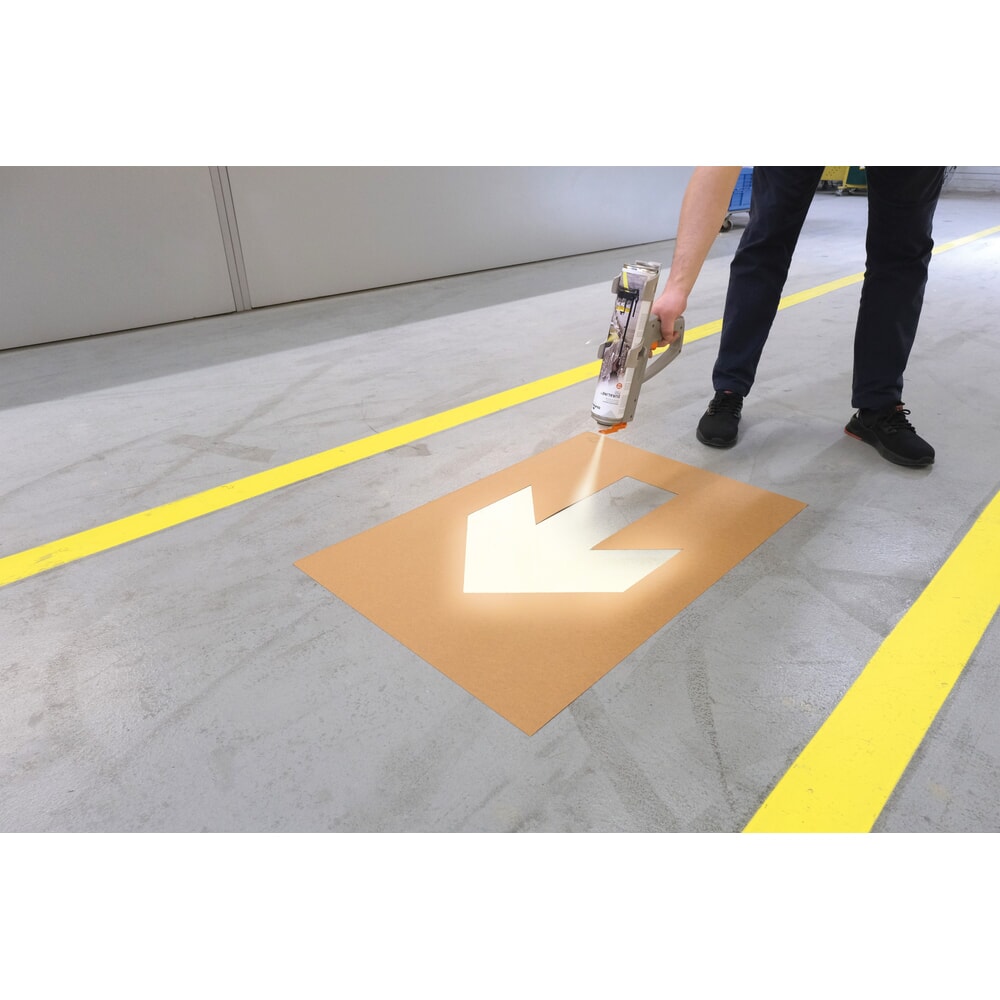 Číslo obrázku produktu 6: DURABLE pistole na značení podlah DURALINE® EasyMover, pro šablonové značení