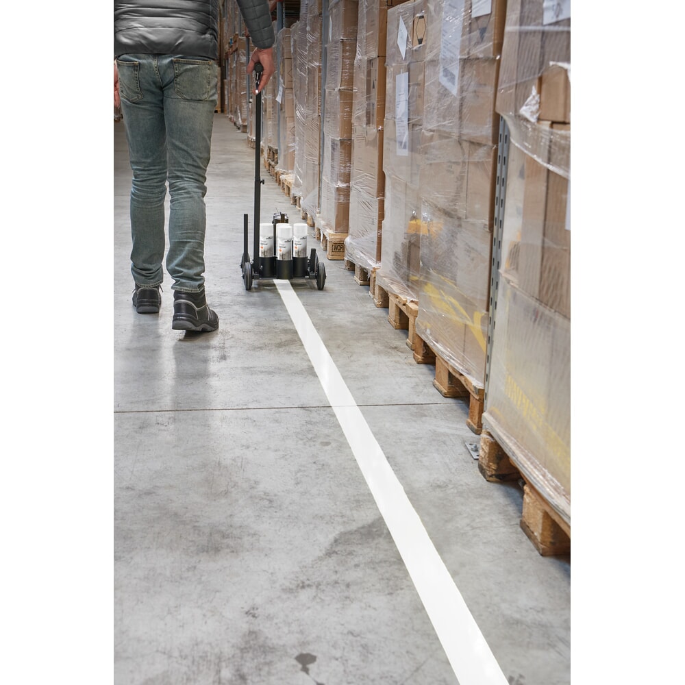 Číslo obrázku produktu 2: DURABLE barva na značení podlah ve spreji DURALINE®, pro vnitřní i venkovní použití, 750 ml, bílá