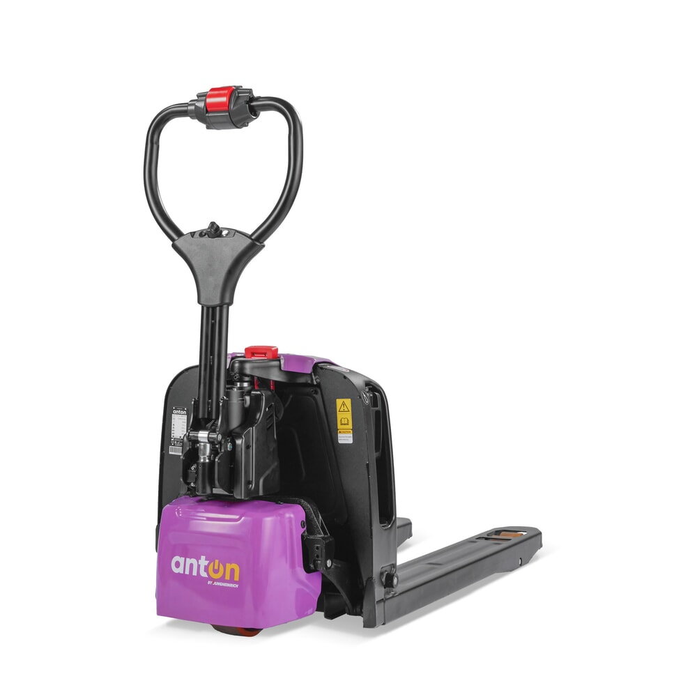 Číslo obrázku produktu 1: Elektrický paletový vozík AntOn by Jungheinrich PTL 1.5, extra široký pro zvláštní palety, nosnost 1 500 kg, délka vidlí 1.150 mm