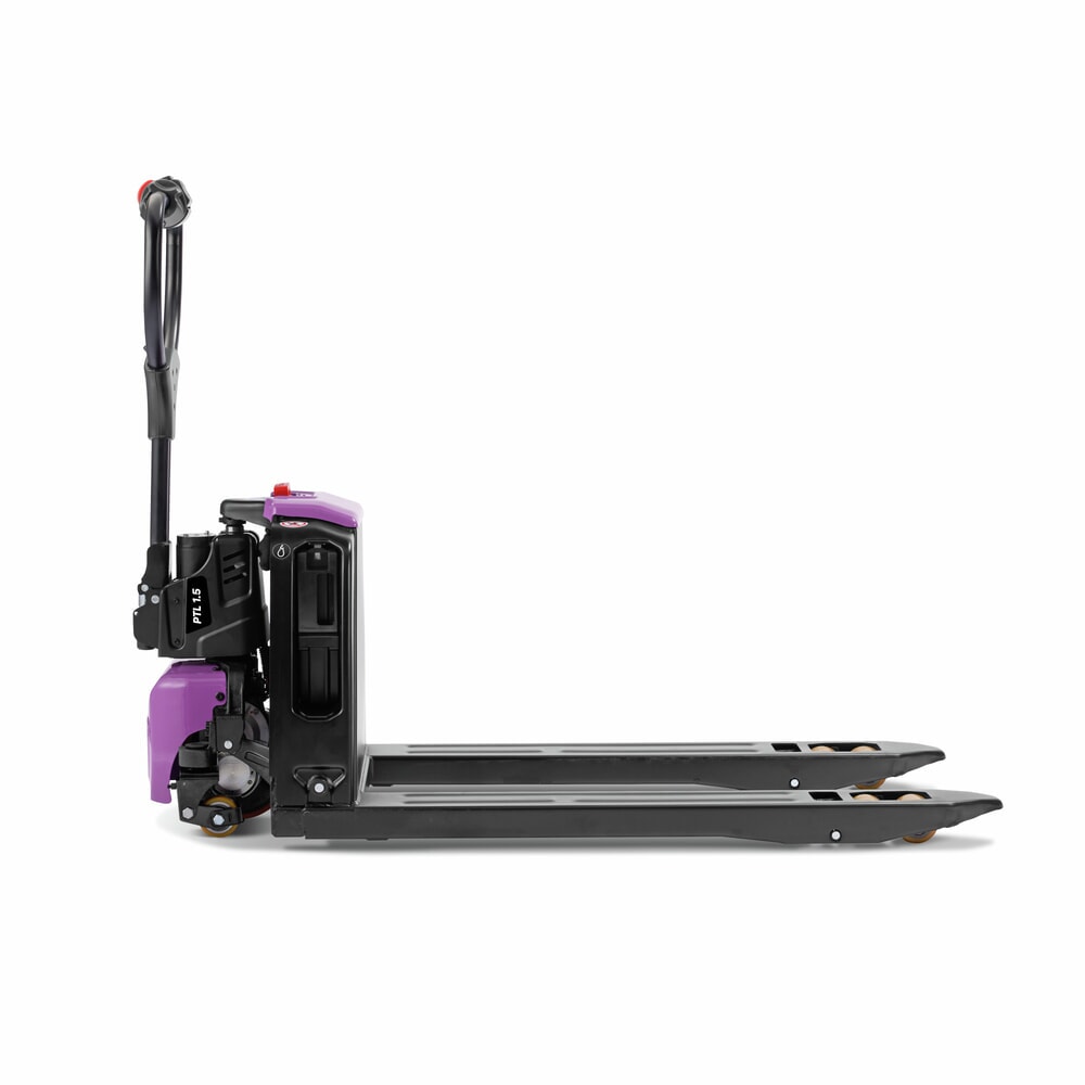 Číslo obrázku produktu 4: Elektrický paletový vozík AntOn by Jungheinrich PTL 1.5 s opěrnými koly, extra široký pro zvláštní palety, nosnost 1 500 kg, délka vidlí 1.150 mm