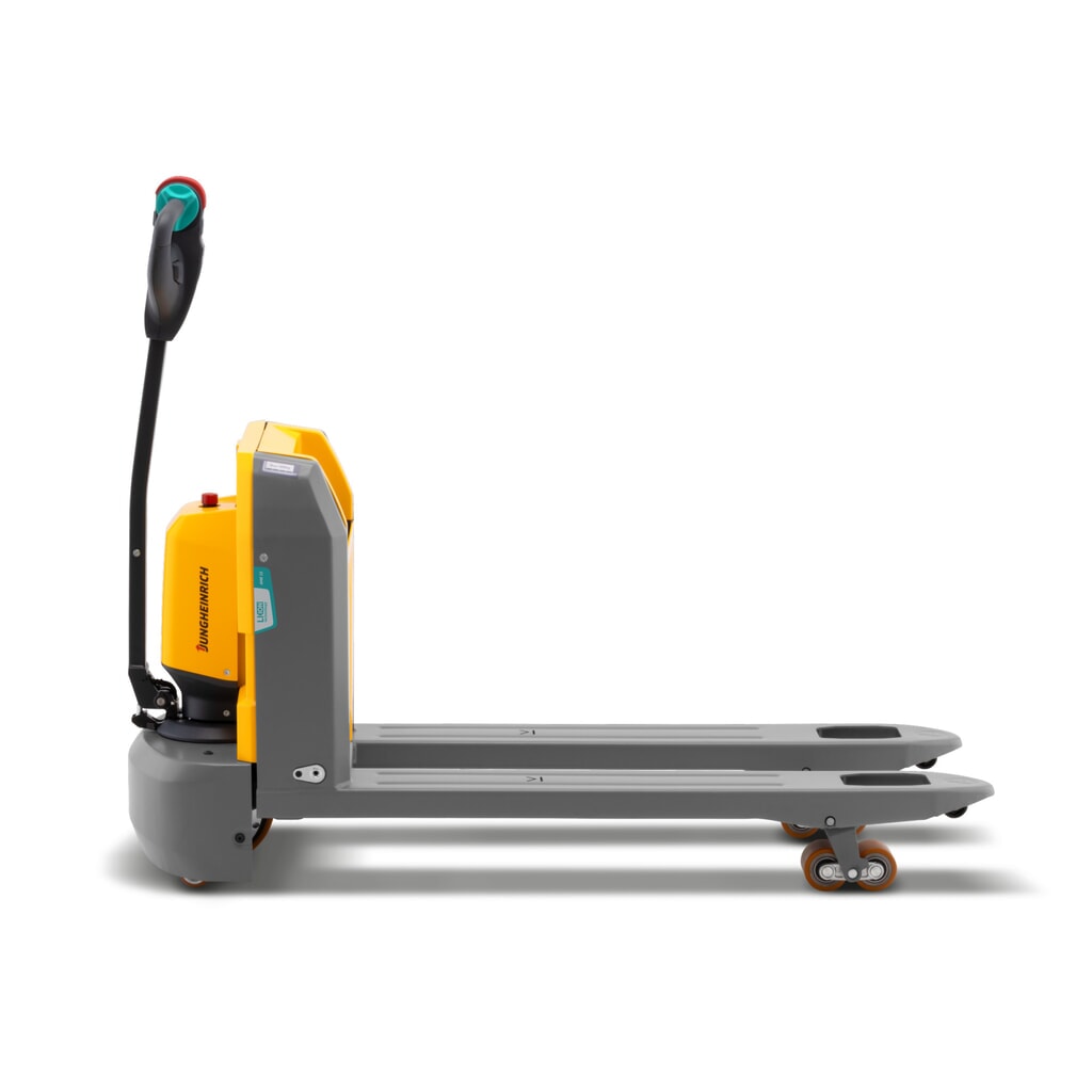 Elektrický paletový vozík Jungheinrich AME 15, nosnost 1 500 kg, délka vidlí 1 150 mm, speciální šířka vidlic 670 mm, tandemová kolečka Číslo obrázku produktu 2: Elektrický paletový vozík Jungheinrich AME 15, nosnost 1 500 kg, délka vidlí 1 150 mm, speciální šířka vidlic 670 mm, tandemová kolečka