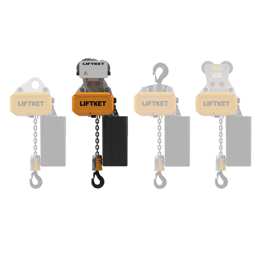 Elektrický řetězový kladkostroj LIFTKET S-Line s elektrickým pojezdem , nosnost 125 kg, 8/2 m/min Číslo obrázku produktu 4: Elektrický řetězový kladkostroj LIFTKET S-Line s elektrickým pojezdem , nosnost 125 kg, 8/2 m/min