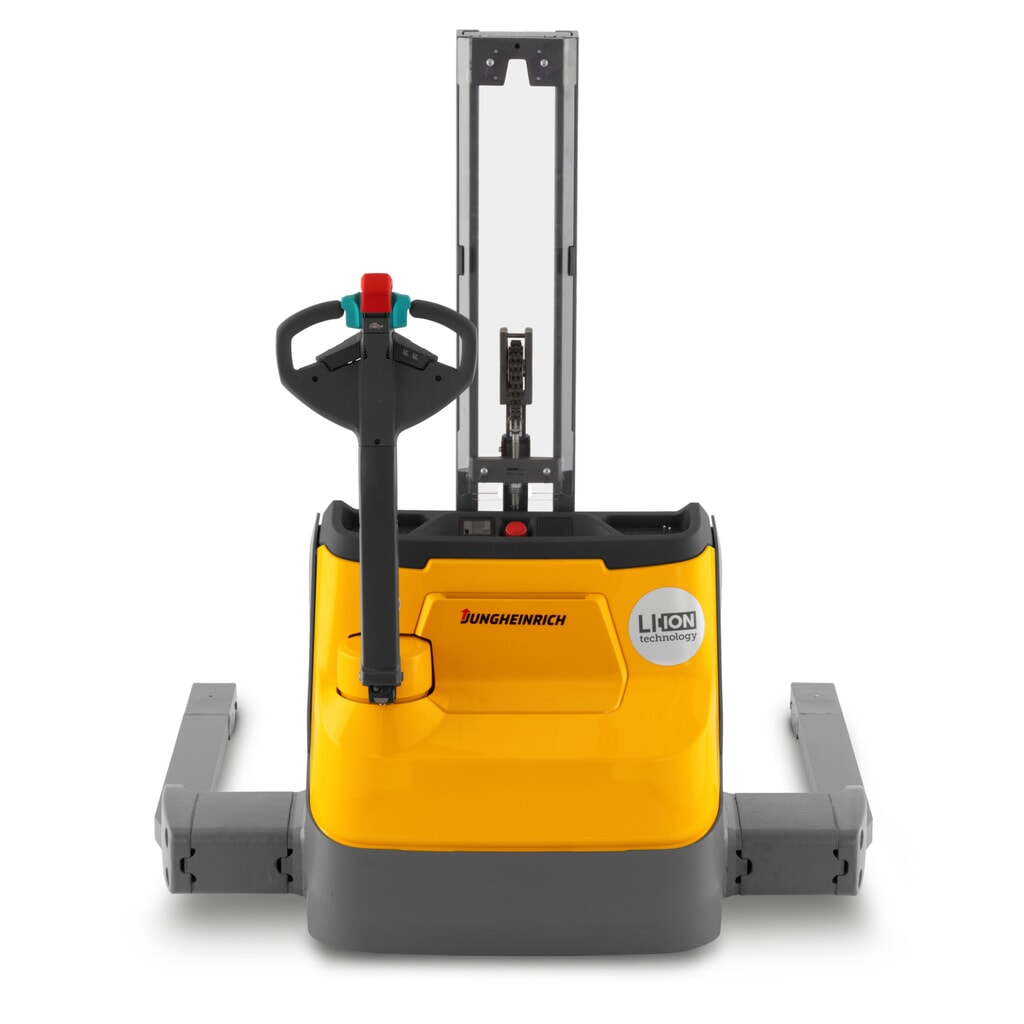 Jungheinrich Elektro-Hochhubwagen EJC 110bi E, Monomast, Hubhöhe 1.230 mm, Tragfähigkeit 1.000 kg, Proportionalhydraulik, Radarmabstand 891 mm Číslo obrázku produktu 2: Jungheinrich Elektro-Hochhubwagen EJC 110bi E, Monomast, Hubhöhe 1.230 mm, Tragfähigkeit 1.000 kg, Proportionalhydraulik, Radarmabstand 891 mm