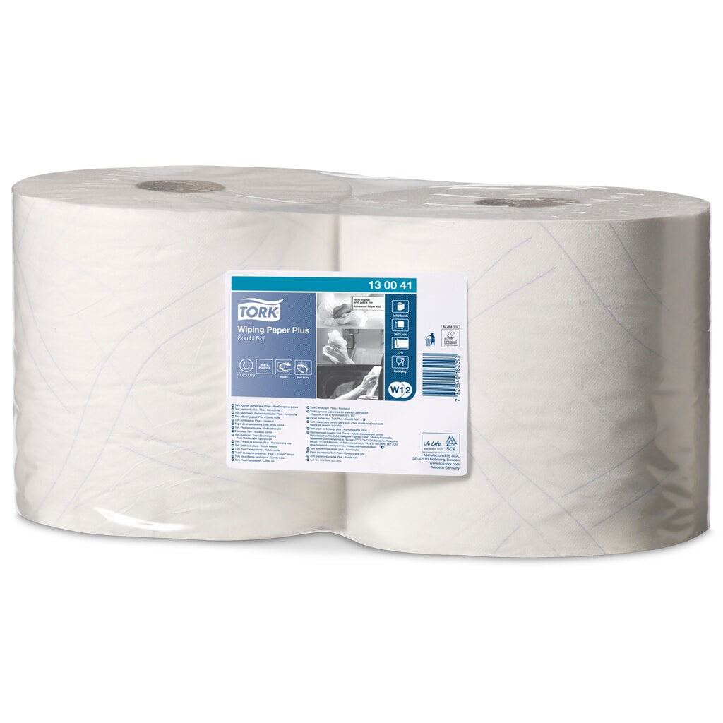 TORK® Extra silné ubrousky, ekoznačka EU, VxŠ 340 x 235 mm, 2 role, bílá Obrázek produktu: TORK® Extra silné ubrousky, ekoznačka EU, VxŠ 340 x 235 mm, 2 role, bílá