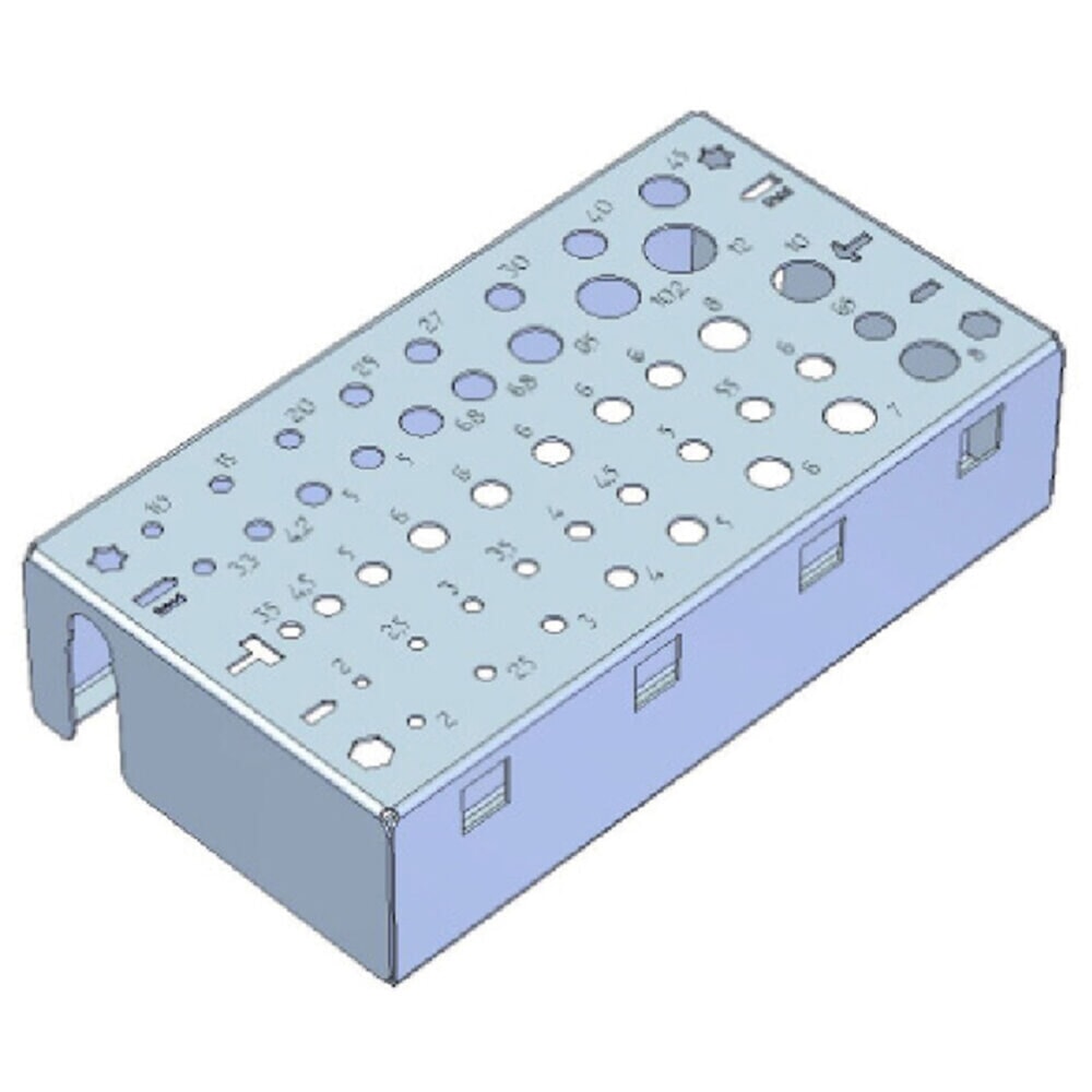 Číslo obrázku produktu 3: Fami držák vrtáku ušlechtilá ocel|nerezová ocel, VxŠxH 39 x 155 x 84 mm