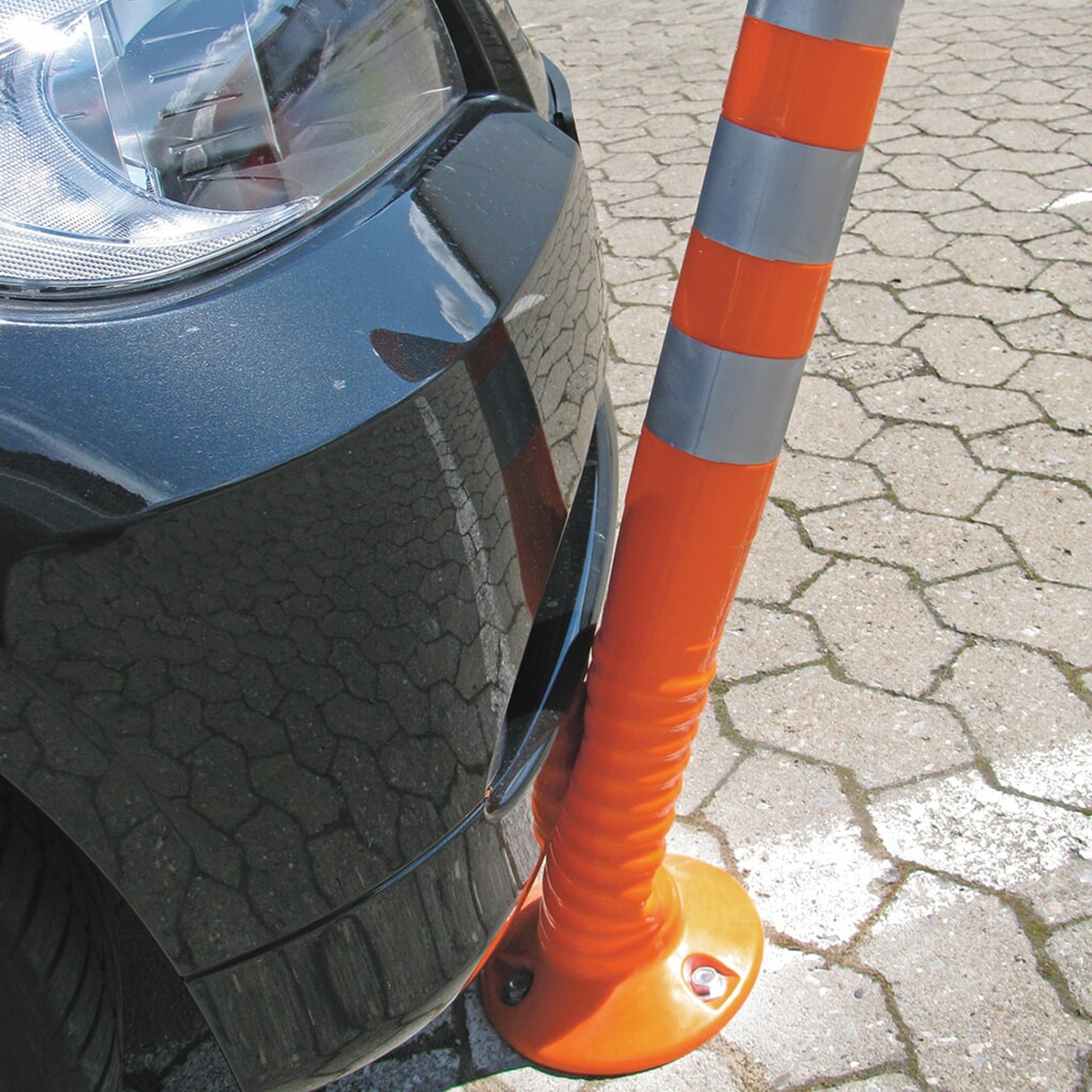 Číslo obrázku produktu 6: Flexibilní zahrazovací sloupek, Ø 80 mm, výška 300 mm, oranžový