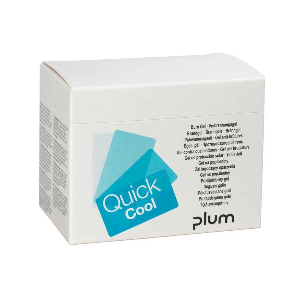 Gel proti popáleninám Plum QuickCool, balení 6x 18 ks Obrázek produktu: Gel proti popáleninám Plum QuickCool, balení 6x 18 ks