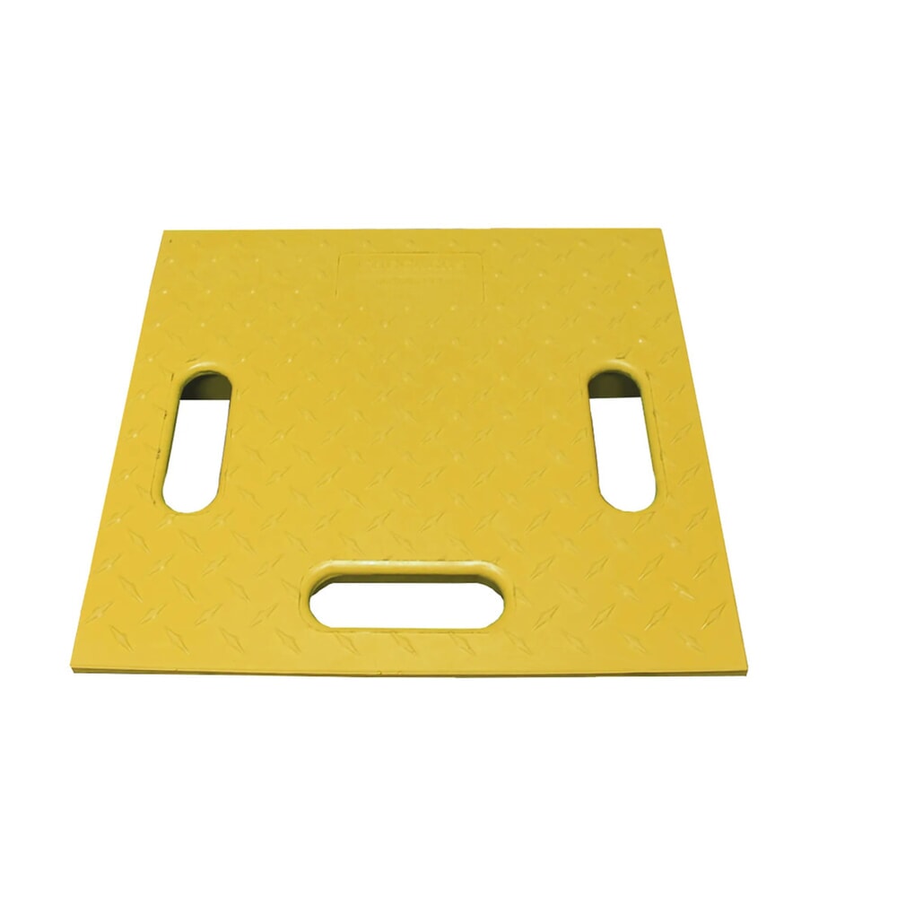 Hadicový můstek Justrite® Diamondback®, rampa, DxŠ 260 x 410 mm, žlutá Obrázek produktu: Hadicový můstek Justrite® Diamondback®, rampa, DxŠ 260 x 410 mm, žlutá