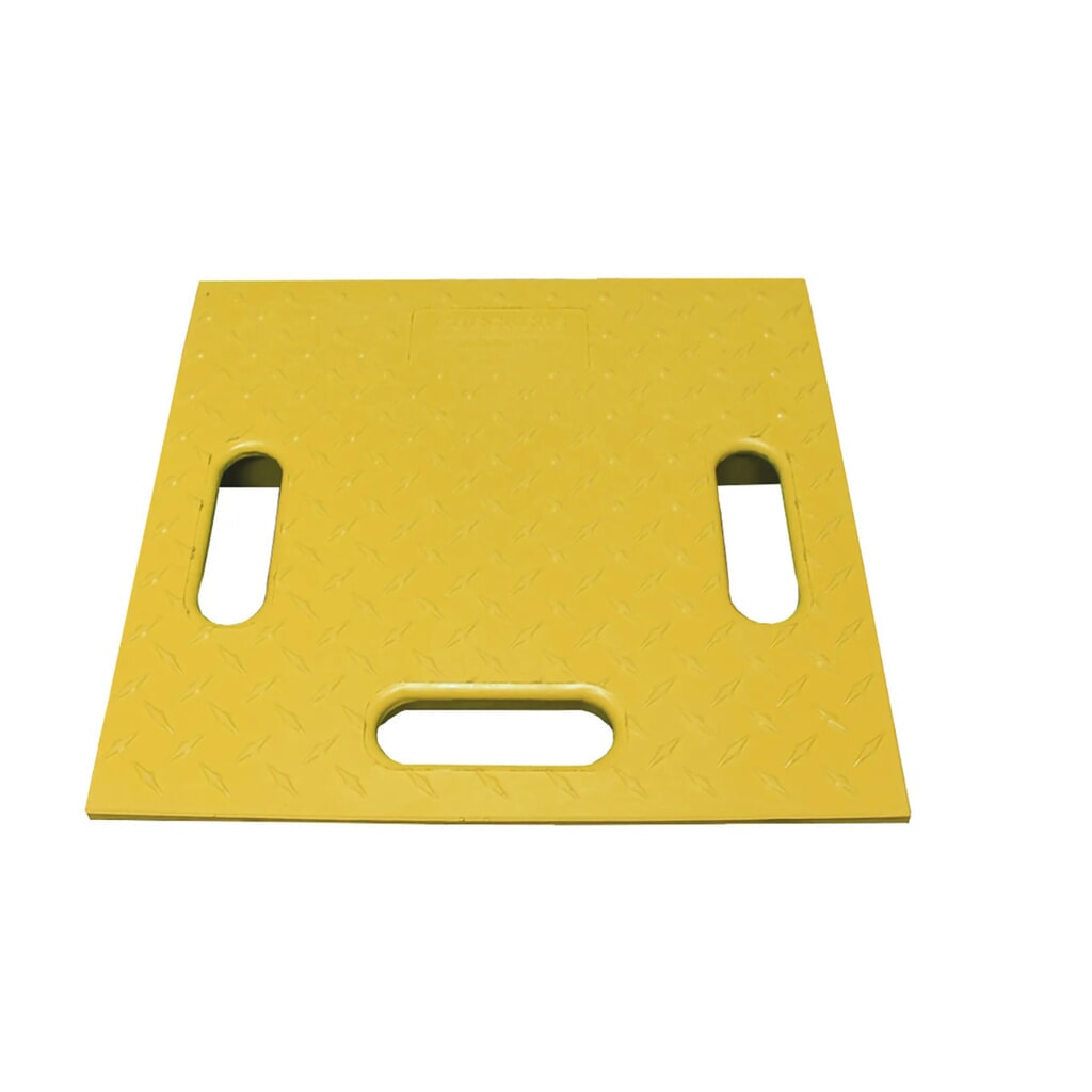 Hadicový můstek Justrite® Diamondback®, rampa, DxŠ 260 x 410 mm, žlutá Obrázek produktu: Hadicový můstek Justrite® Diamondback®, rampa, DxŠ 260 x 410 mm, žlutá