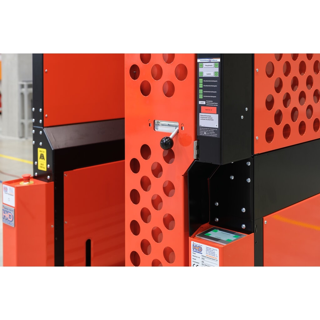Číslo obrázku produktu 4: Hagenauer+Denk Zásobník palet PalServer Elektro, 24 palet, ŠxD 1200 x 1200 mm