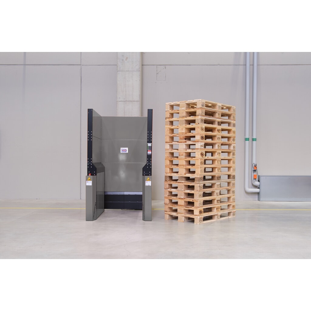 Číslo obrázku produktu 4: Hagenauer+Denk Zásobník palet PalServer Universal, 15 palet, ŠxD 1000 x 1200 mm, z nerezové oceli