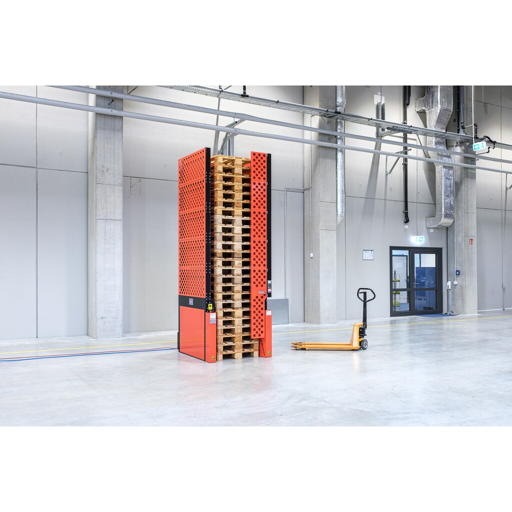 Obrázek produktu: Hagenauer+Denk Zásobník palet PalServer Universal, 24 palet, ŠxD 800 x 1200 mm