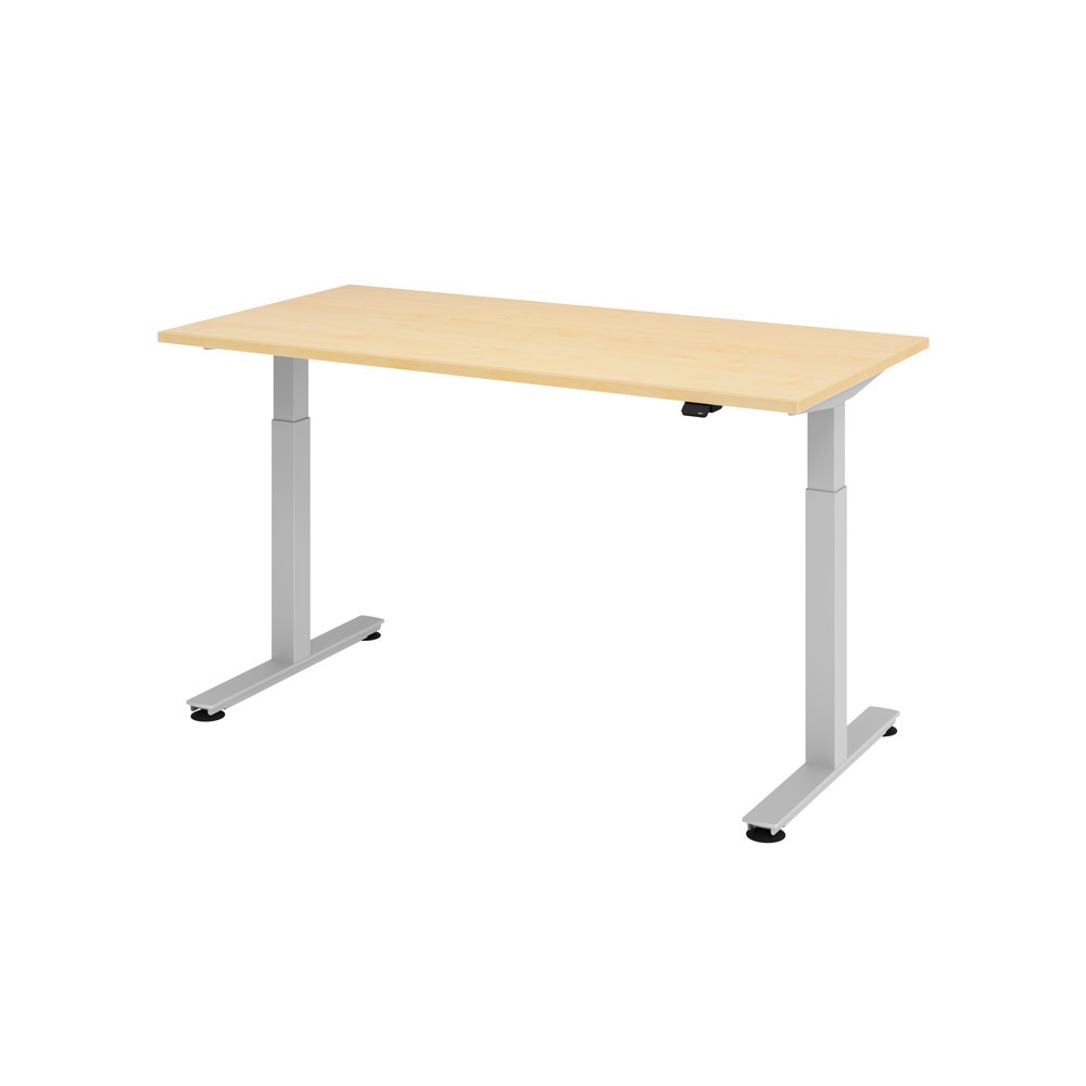 Číslo obrázku produktu 1: Hammerbacher psací stůl, elektrické nastavení výšky, ŠxH 1600 x 800 mm, javor