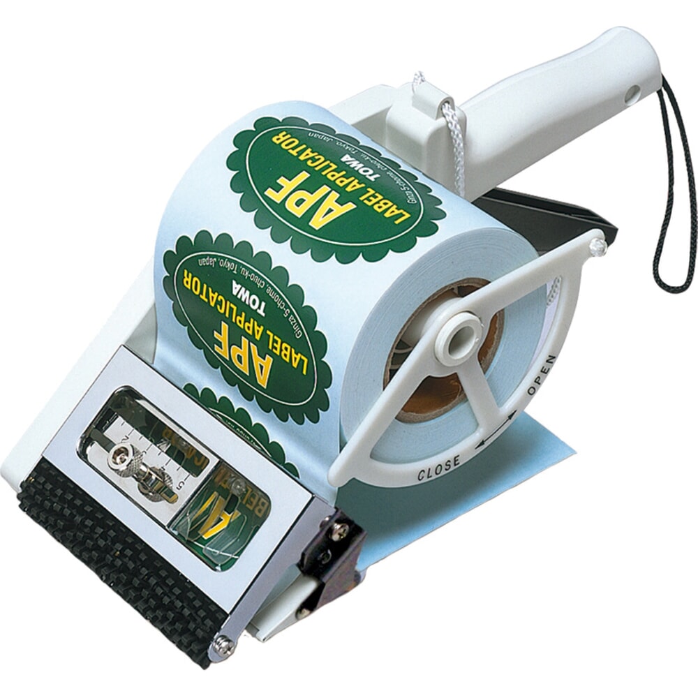 Obrázek produktu: Ruční etiketovací stroj TO 100 APF – pro velké kulaté etikety (šířka 50–100 mm), výška etiket 20–60 mm