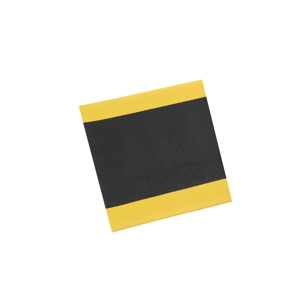 Protiúnavová rohož HEMMDAL ErgoSoft Classic, texturovaná, 1vrstvá, ŠxD 600 x 600 mm, černo/žlutá Obrázek produktu: Protiúnavová rohož HEMMDAL ErgoSoft Classic, texturovaná, 1vrstvá, ŠxD 600 x 600 mm, černo/žlutá