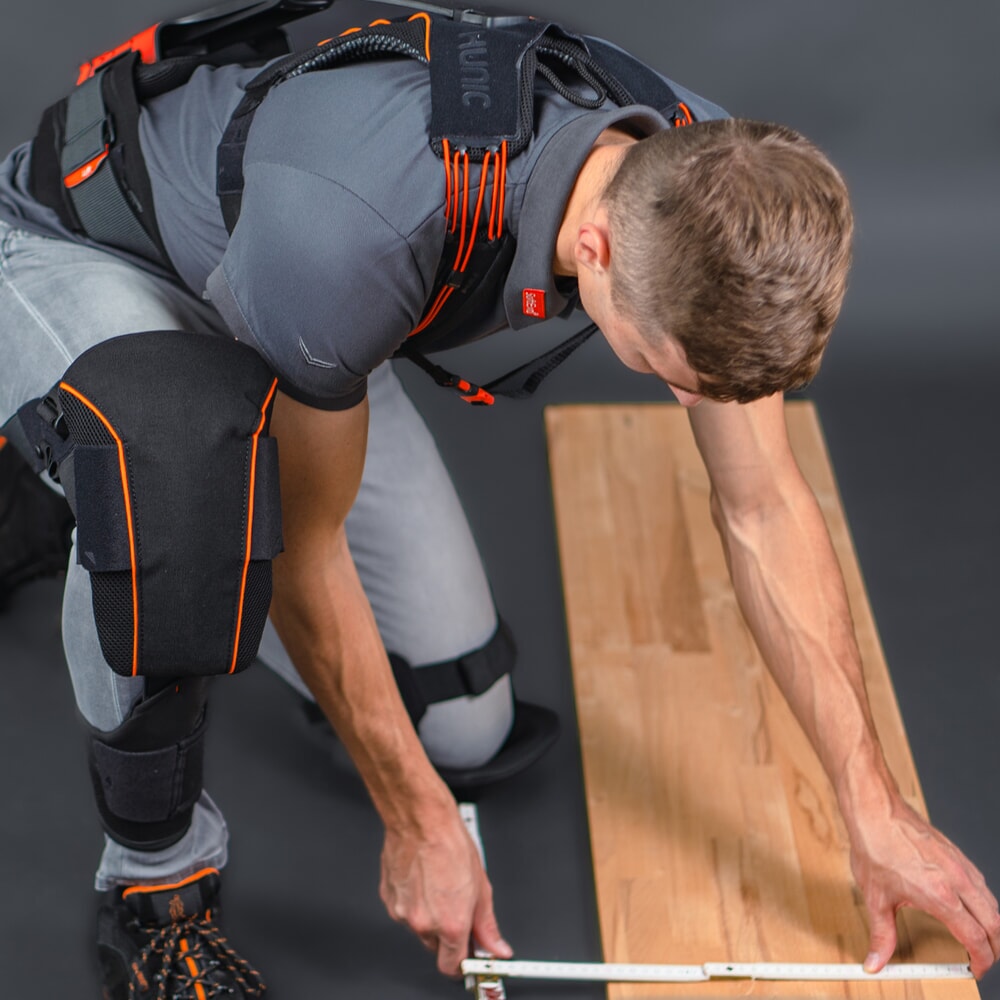 Číslo obrázku produktu 9: Chrániče kolen Hunic SoftExo KneePatch, vhodné pro Exoskelet SoftExo Lift