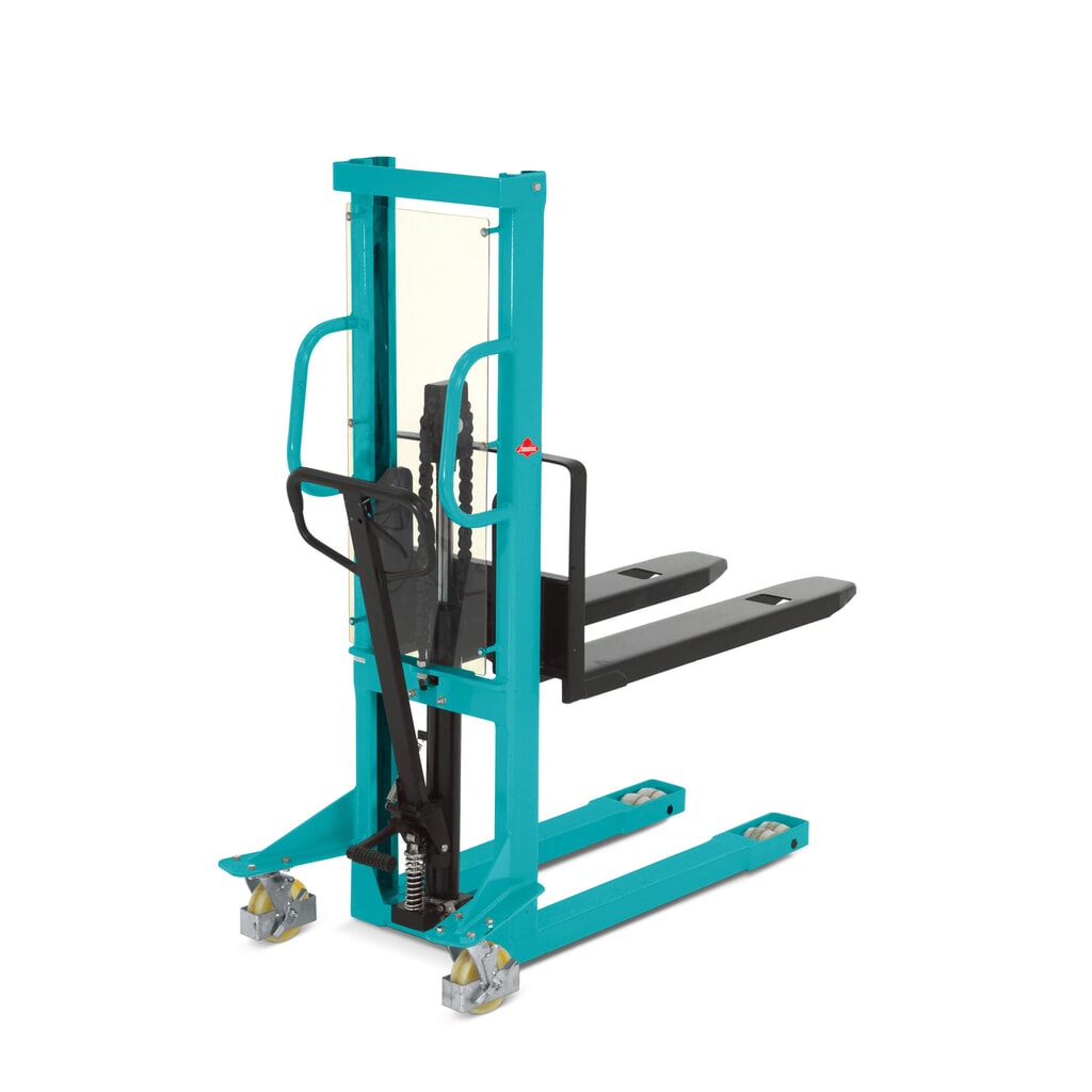 Číslo obrázku produktu 1: Hydraulický vysokozdvižný vozík Ameise® PSM 1.0 jednoduchý sloup, výška zdvihu 1000 mm, nosnost 1000 kg