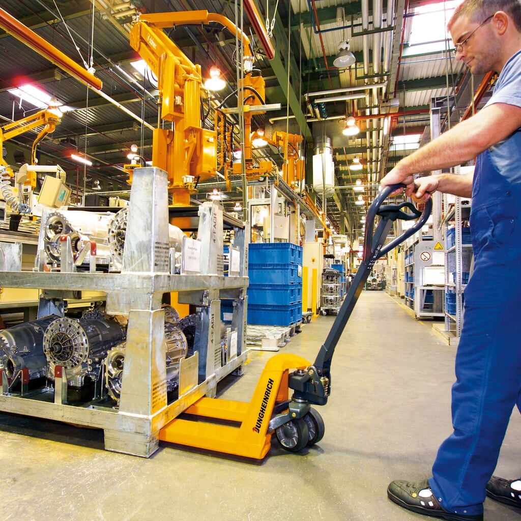 Ruční paletový vozík Jungheinrich AM 22, nosnost 2200 kg, délka vidlí 795 mm, polyuretan Číslo obrázku produktu 7: Ruční paletový vozík Jungheinrich AM 22, nosnost 2200 kg, délka vidlí 795 mm, polyuretan
