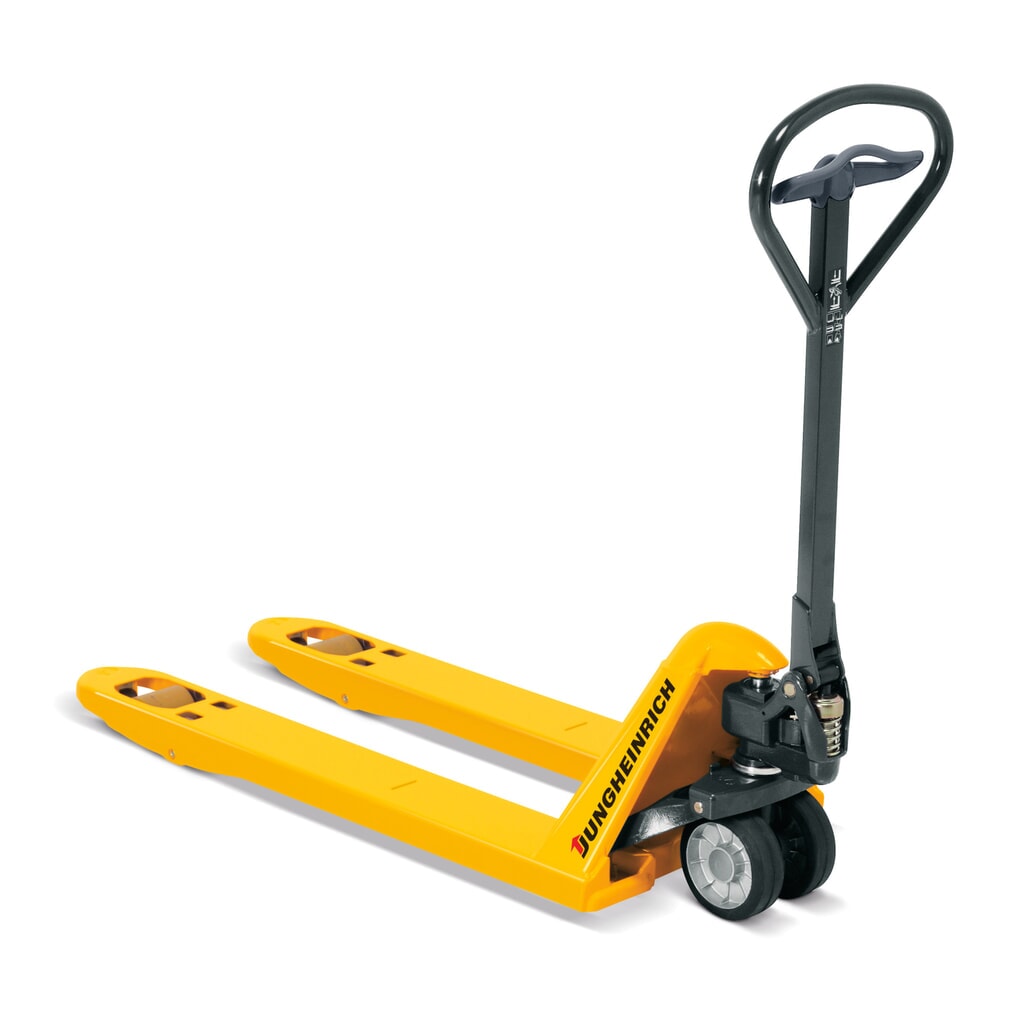 Ruční paletový vozík Jungheinrich AM 22 s rychlým zdvihem, nosnost 2200 kg, délka vidlí 795 mm, nylon Číslo obrázku produktu 1: Ruční paletový vozík Jungheinrich AM 22 s rychlým zdvihem, nosnost 2200 kg, délka vidlí 795 mm, nylon