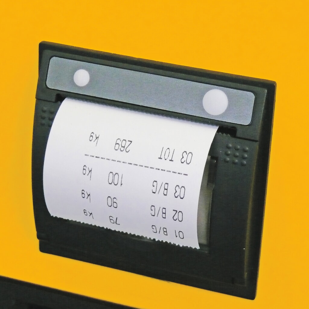 Volitelné - termotiskárna pro vážící paletový vozík Jungheinrich AMW 22p Obrázek produktu: Volitelné - termotiskárna pro vážící paletový vozík Jungheinrich AMW 22p