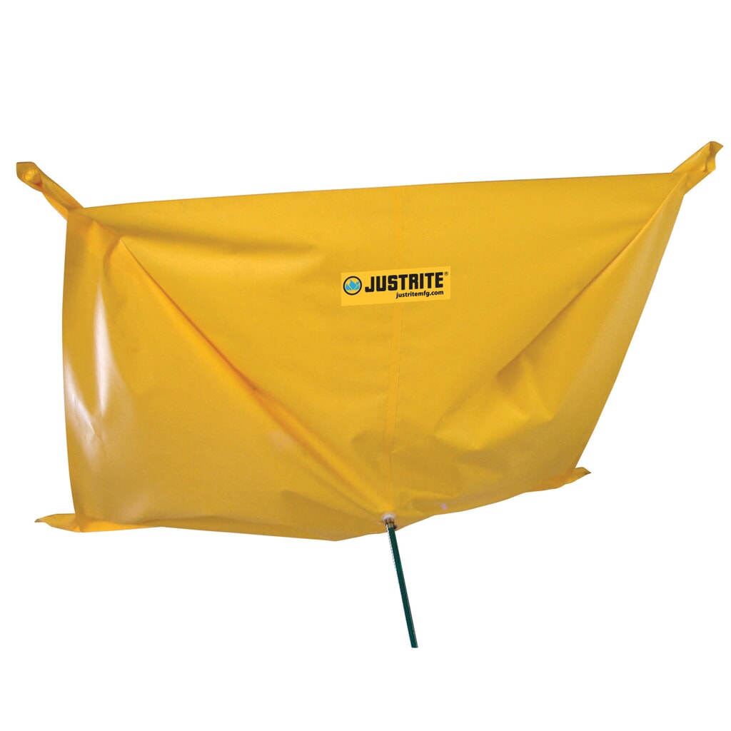 Obrázek produktu: Justrite® plachta pro zadržení úniků z polyesteru, d×š 1,5 × 1,5 m, s očky