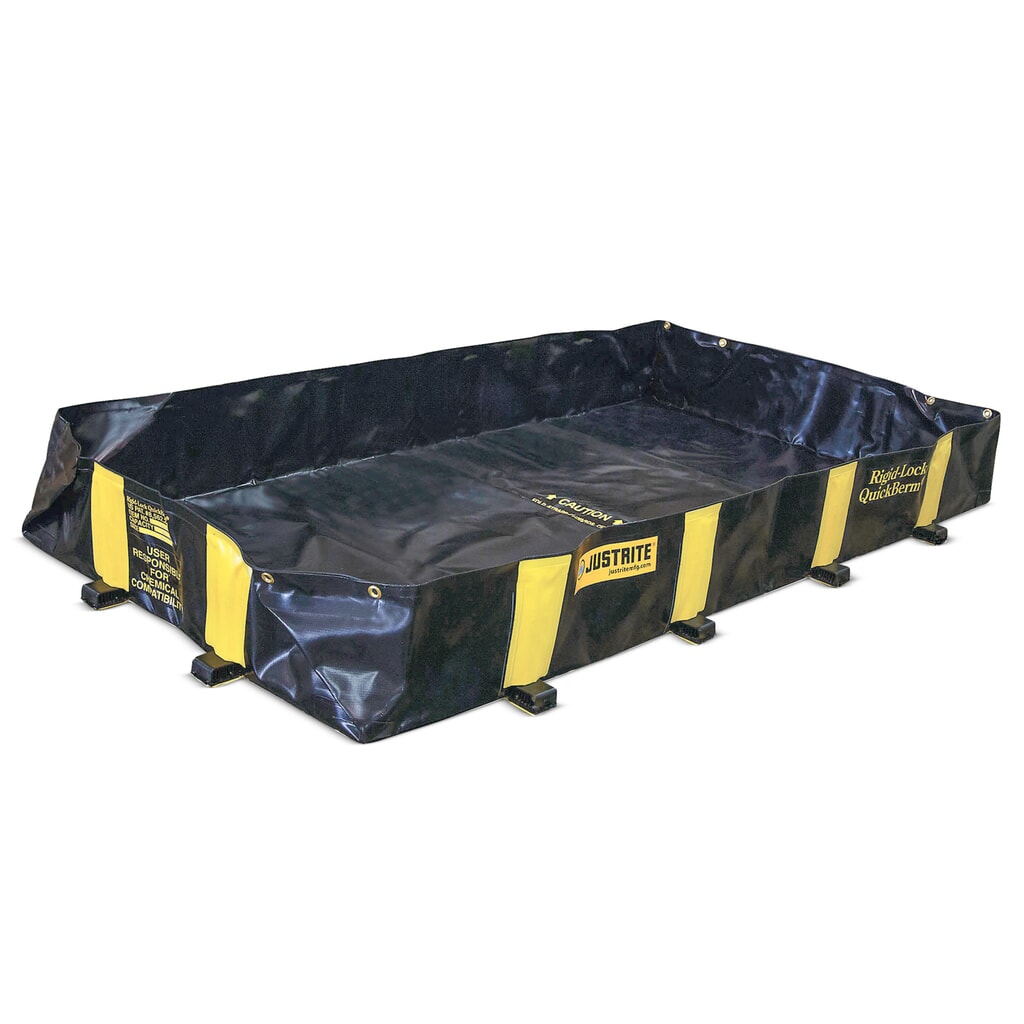 Obrázek produktu: Justrite® skládací záchytná vana z PVC QuickBerm®, objem 662 l