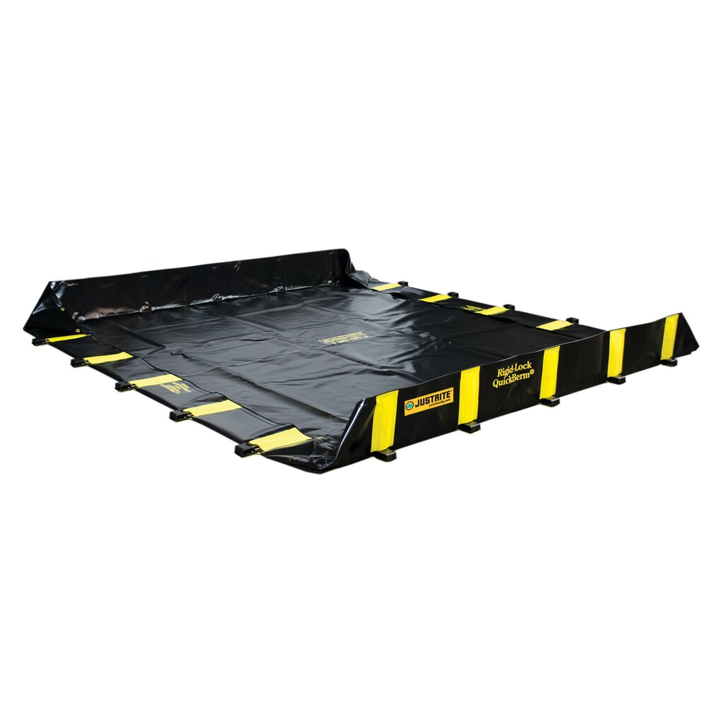 Justrite® skládací záchytná vana z PVC QuickBerm®, objem 2 820 l Číslo obrázku produktu 4: Justrite® skládací záchytná vana z PVC QuickBerm®, objem 2 820 l