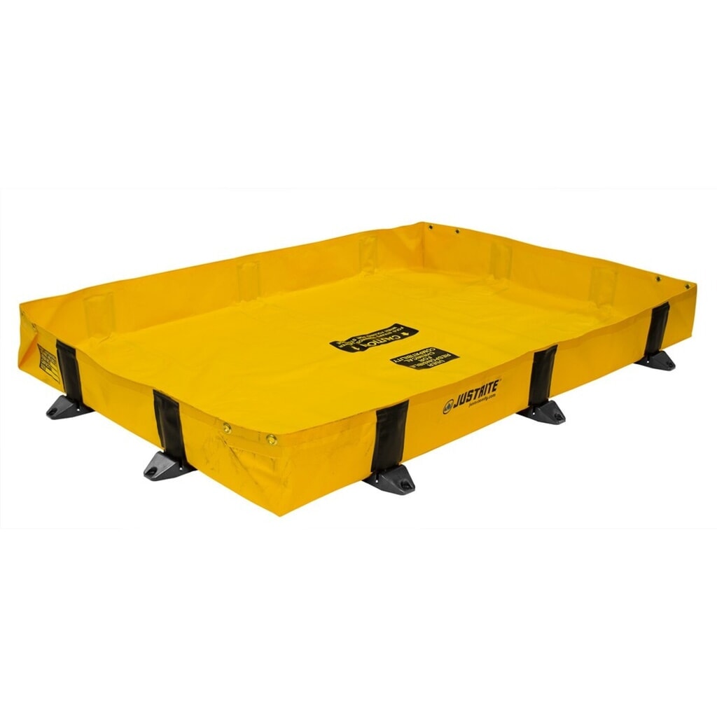 Obrázek produktu: Justrite® skládací záchytná vana z polyesteru QuickBerm® Lite, kapacita 602 l