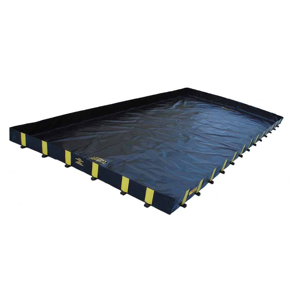 Obrázek produktu: Justrite® skládací záchytná vana z polyesteru QuickBerm® Plus, kapacita 9 501 l