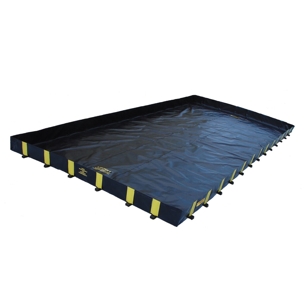 Obrázek produktu: Justrite® skládací záchytná vana z polyesteru QuickBerm® Plus, kapacita 18 321 l