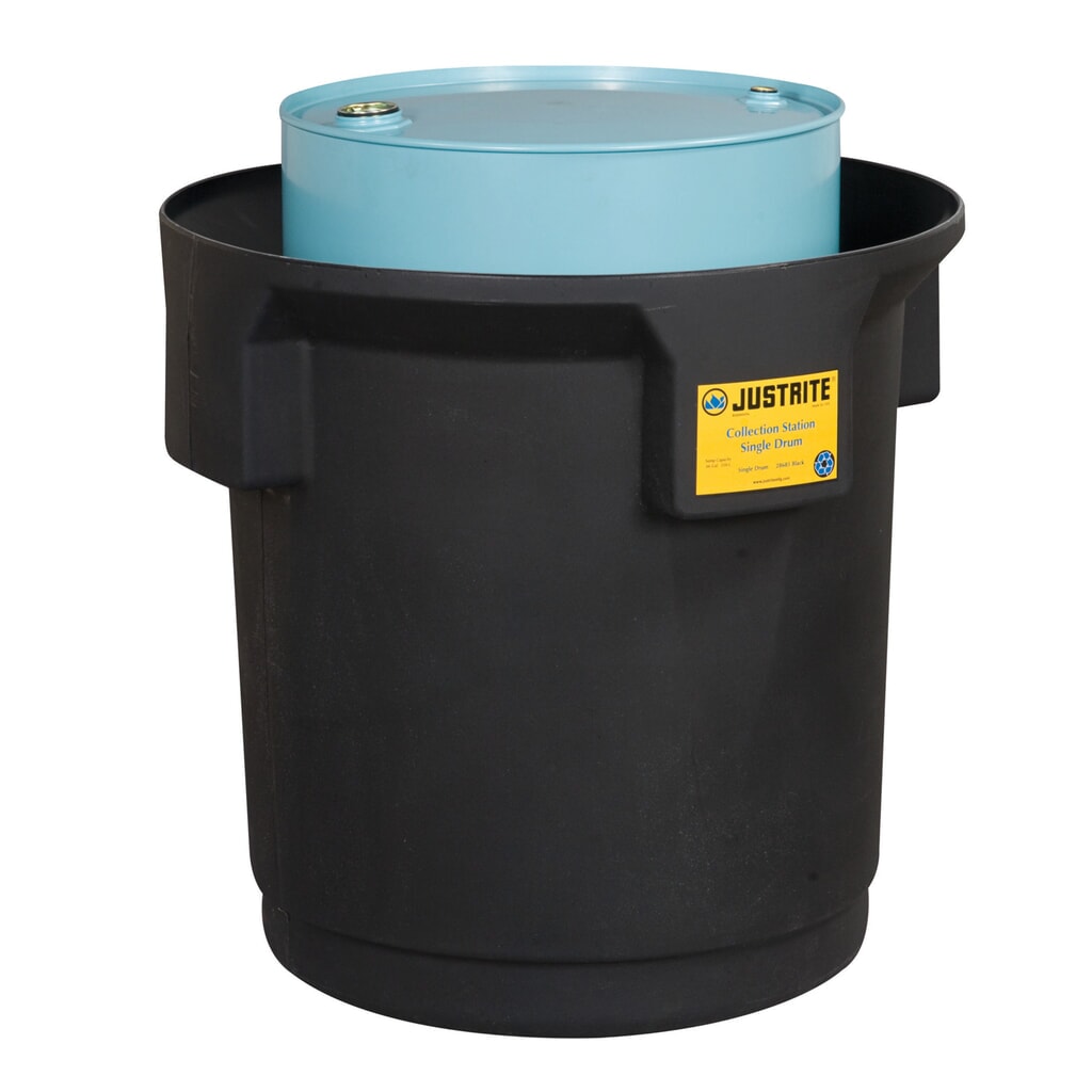 Justrite úložiště sudů, 1× 200 l, objem 250 l Obrázek produktu: Justrite úložiště sudů, 1× 200 l, objem 250 l